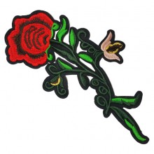 פאצ' בצורת ורד אדום