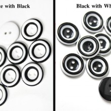 50 כפתורים שחור לבן
