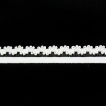5 מטר סרט נמתח מעוטר בצבע לבן